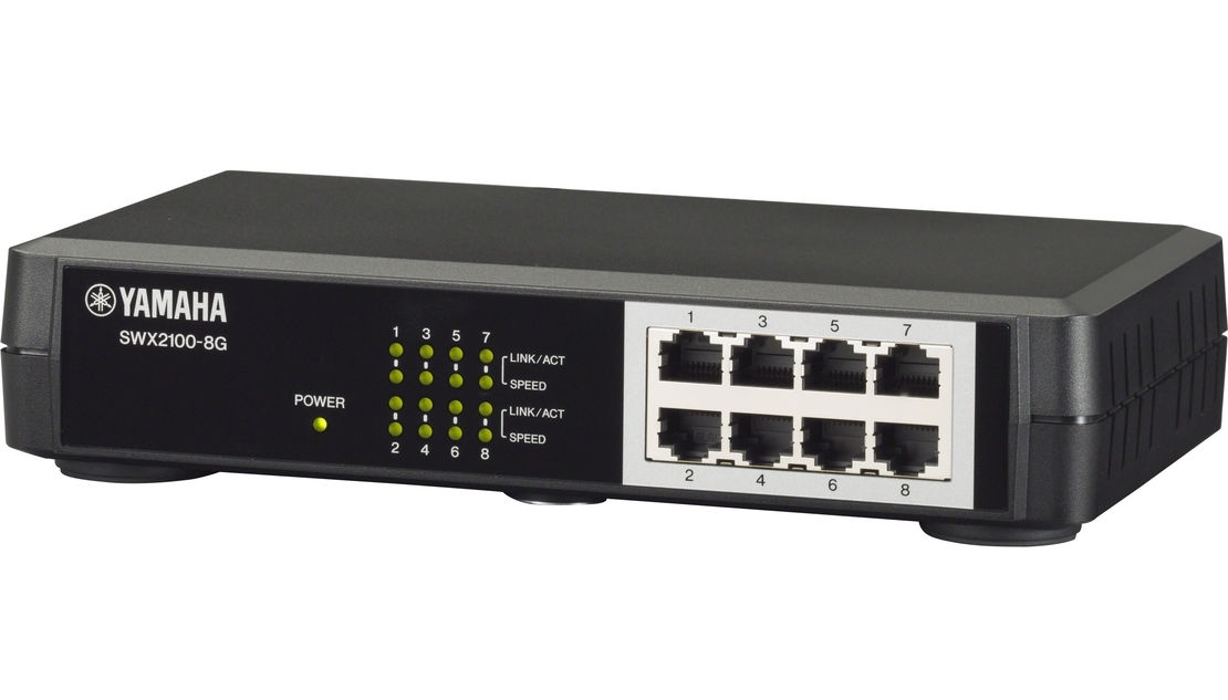 SWX2100-8G 低価格で高品質、LANマップに対応したシンプルL2スイッチ